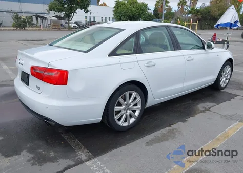 2013 Audi A6 3.0T Premium from USA, damaged, VIN WAUGGAFC3DN087643
